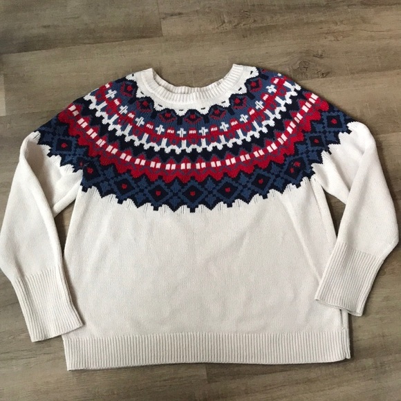 Ladies Large Chaps Sweater fits more small/medium - Picture 1 of 7